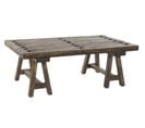 Table Basse En Bois D'orme Coloris Marron - Longueur 110 X Profondeur 70 X Hauteur 40 Cm