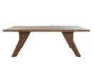 Table Basse En Bois D'acacia Coloris Naturel - Longueur 120 X Profondeur 80 X Hauteur 40 Cm