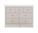 Commode, Meuble De Rangement En Pin Coloris Blanc - Longueur 110 X Profondeur 40  X Hauteur 80 Cm