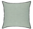 Lot De 6 Coussin Décoratif Déhoussable En Lin Et Coton Coloris Vert Céladon