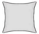 Lot De 4 Coussin Décoratif Déhoussable En Lin Et Coton Coloris Blanc - L. 45 X P. 12 X H. 45 Cm