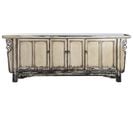 Buffet, Meuble De Rangement En Bois D'orme Vieilli - L. 174 X P. 40 X H. 65 Cm