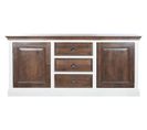 Buffet, Meuble De Rangement En Bois De Manguier Coloris Marron Foncé - L.  180 X P. 46 X H. 83  Cm