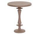 Table D'appoint Ronde En Aluminium Coloris Rose Mat - Diamètre 40 X Hauteur 50 Cm