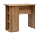 Table De Bar En Bois Mdf Coloris Naturel  - Longueur 120  X Profondeur  60  X Hauteur  102 Cm