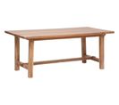 Table À Manger En Bois D'acacia Coloris Naturel  - Longueur 180 X Profondeur 90  X Hauteur 76  Cm