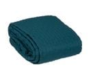 Dessus De Lit En Polyester Coloris Bleu Foncé - Longueur 260 X Profondeur 240 X Hauteur 1 Cm