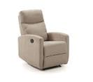 Fauteuil Relax Électrique En Tissu Waterproof Couleur Crème - L. 66 X P. 88 X H. 103 Cm