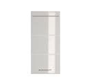 Armoire Murale, Meuble Haut De Salle De Bain Coloris Blanc Mat Et Blanc Brillant - 37x23x77 Cm