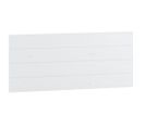 Tête De Lit En Bois Coloris Blanc - Longueur 110 X Hauteur 45 Cm