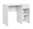 Table De Bureau, Meuble Du Bureau Coloris Blanc - Longueur 90 X Profondeur 52 Cm