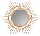 Miroir Rond En Bambou Coloris Naturel  - Diamètre 80/35  X Hauteur 2 Cm