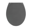 Abattant Wc Easy-close - Abaissement Automatique - Duroplast - Gris