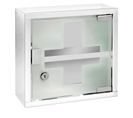 Armoire à Pharmacie En Inox - L. 25 X L. 25 Cm - Blanc