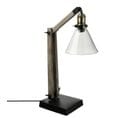 Lampe à Poser Rétro Alak - H. 59 Cm - Noir