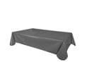 Nappe En Toile Cirée Rectangulaire Design Uni Joys - L. 140 X L. 200 Cm - Gris