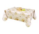 Nappe En Toile Cirée Rectangulaire Provençale Moisson - L. 140 X L. 200 Cm - Beige