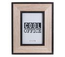 Cadre Photo Indus Cool Happy Working - Noir Et Beige