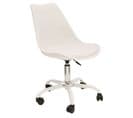 Chaise De Bureau à Roulettes Design Kiruna - Blanc