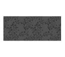 Lot 2x Adhésif Décoratif Pour Meuble Imprimé Fleurs - 200 X 45 Cm - Gris