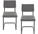 Lot De 2 Chaises Alban - Gris Chiné