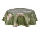 Nappe Ronde En Toile Cirée  Design Chantou - Diam. 135 Cm - Vert