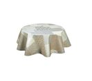 Nappe Ronde En Toile Cirée  Design Patchmode - Diam. 150 Cm - Ecru