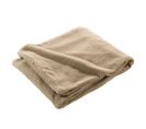 Plaid Beli - Bouclette Unie - 125 X 150 Cm - Beige