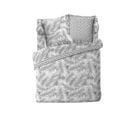 Housse De Couette Bona - 100% Coton - 220 X 240 Cm - Gris