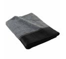 Drap De Bain Saraso - Eponge Jacquard 450 G/m² - 90 X 150 Cm - Anthracite