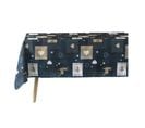 Nappe Rectangulaire Antitache Et Infroissable Imprimé Cœurs - L. 150 X L. 240 Cm - Bleu