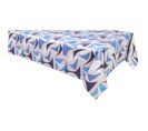 Nappe En Toile Cirée Rectangulaire Figu - 140 X 200 Cm - Bleu