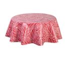 Nappe En Toile Cirée Ronde Eloa - Diam. 150 Cm - Rouge