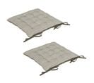 Lot De 2 Galettes De Chaise Otto - 38 X 38 Cm. - Kaki