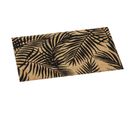 Set De Table Rectangulaire Palmier - 45 X 30 Cm - Noir Et Beige