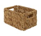 Panier De Rangement En Jacinthe - 29x16x20 - Marron