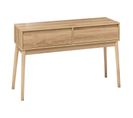 Console 2 Tiroirs Liam En Bois - Marron