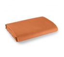 Drap Plat Orange 180 X 290 Cm Pour Lit 1 Place 100% Coton/57 Fils/cm²