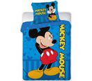 Parure De Couette 140 X 200 "mickey Mouse 1" Microfibre / 100% Polyester