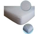 Lot De 2 Protèges Matelas Imperméable, Absorbant Et Anti-acariens 90 X 190 Cm