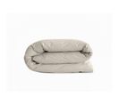 Housse De Couette "manoir" Percale Pur Coton  80 Fils/cm² Vent Du Sud - Ivoire - 260 X 240 Cm