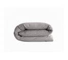 Housse De Couette "manoir" Percale Pur Coton  80 Fils/cm² Vent Du Sud - Cendre - 260 X 240 Cm