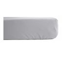 Drap Housse Percale Pur Coton 80 Fils/cm² - Perle - 180 X 200 Cm Bonnet De 35 Cm