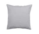 Lot De 2 Taies D'oreiller Percale Pur Coton  80 Fils/cm² Vent Du Sud - Perle - 65 X 65 +  Volant