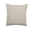 Lot De 2 Taies D'oreiller Percale Pur Coton  80 Fils/cm² Vent Du Sud - Ivoire - 65 X 65 +  Volant