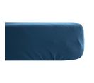 Drap Housse Palace Pur Coton Teint Lavé 63 Fils/cm² - Palace Marine - 180 X 200 Cm Bonnet De 35 Cm