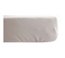 Drap Housse Palace Pur Coton Teint Lavé 63 Fils/cm² - Palace Naturel - 90 X 190 Cm Bonnet De 30 Cm