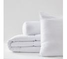 Pack Couette Blanrêve 140 X 200 Cm + Oreiller 60 X 60 + Polochon 90   Microfibre "douceur"