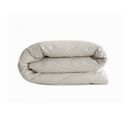 Housse De Couette "manoir" Percale Pur Coton 80 Fils/cm² Vent Du Sud - Naturel - 260 X 240 Cm