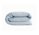 Housse De Couette "manoir" Percale Pur Coton 80 Fils/cm² Vent Du Sud - Glacier - 140 X 200 Cm